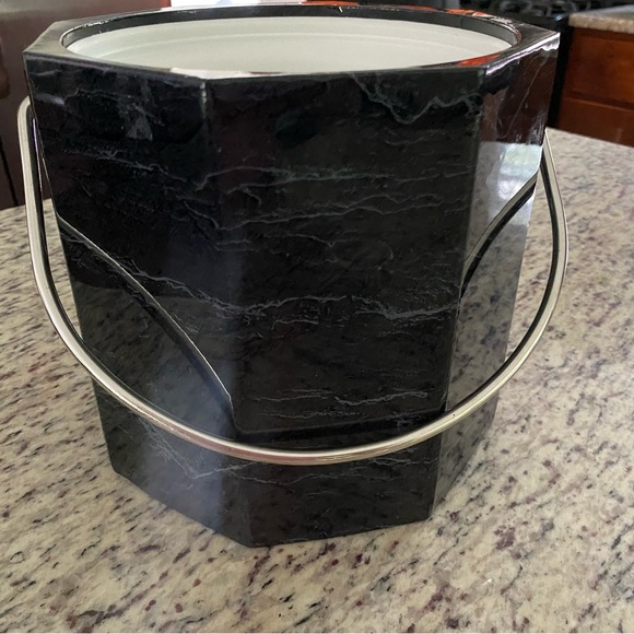 Kraftware ice bucket marbled print party dining y2k - Picture 2 of 9
